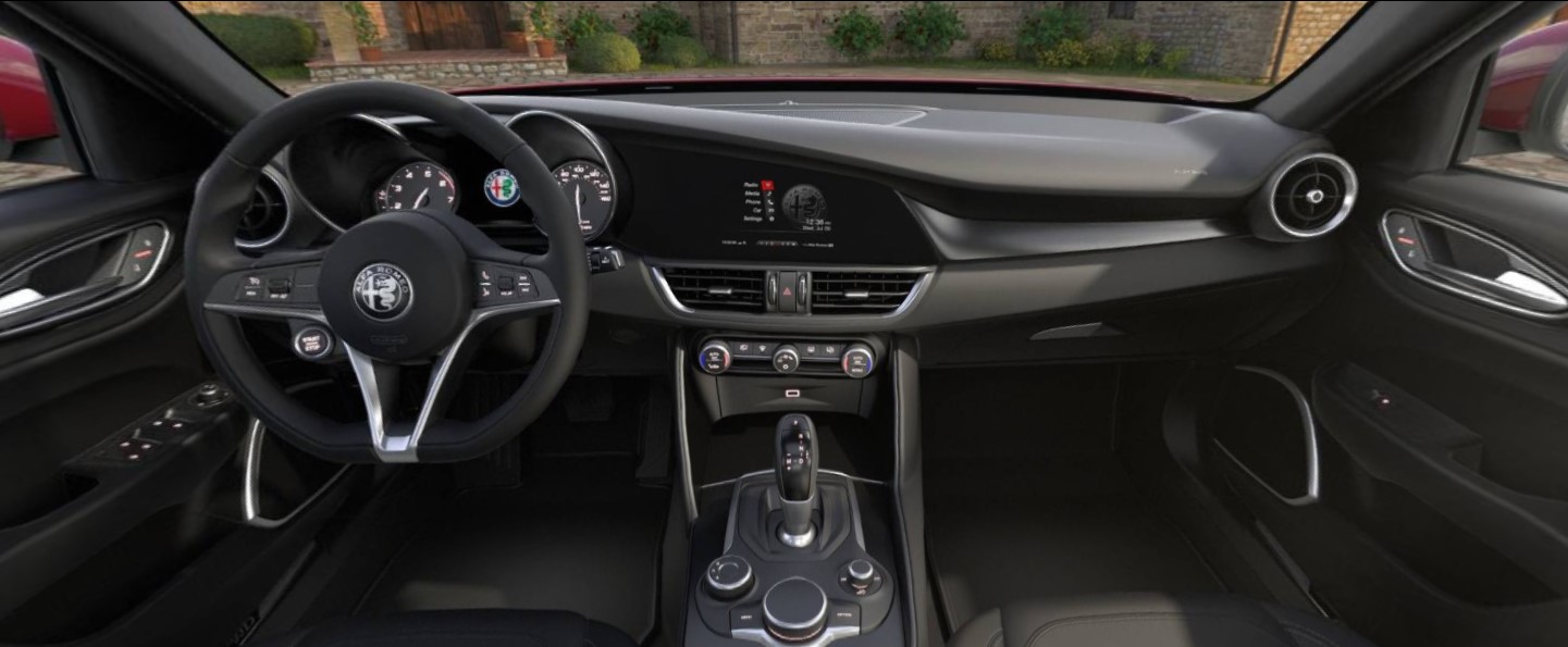 2019 Alfa Romeo Giulia Sport Black Interior